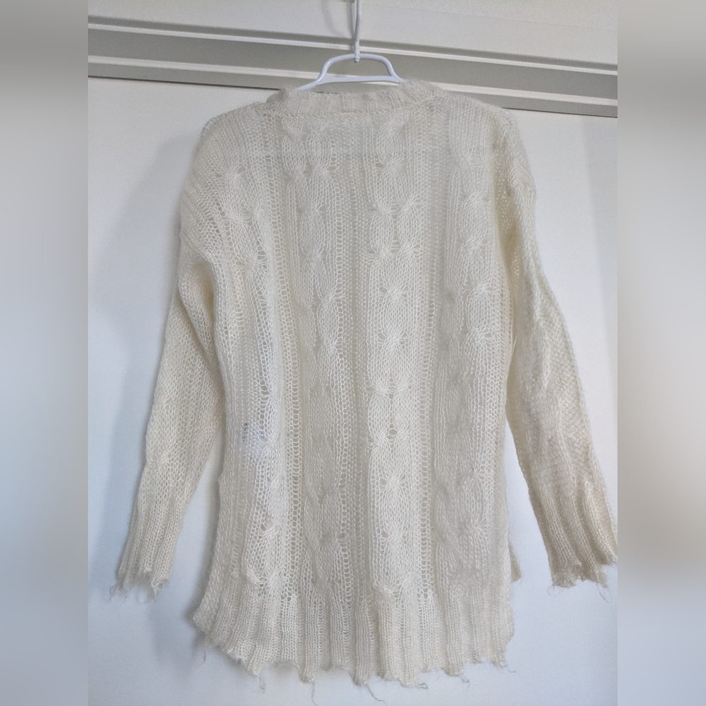 Anthropology Cream Women's Sweater - Picture 5 of 13